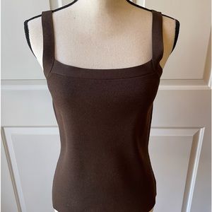 Dana Buchman Women’s Brown Tank Top. Size Small. Brand New/ Never Worn